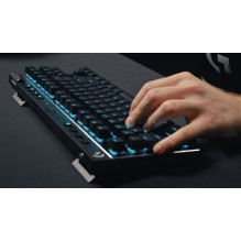 „Logitech G PRO X TKL“ žaidimų klaviatūra, belaidė RF su „Bluetooth“, QWERTY, JAV, tarptautinė, rausvai raudona „Logitech G PRO X TKL“ žaidimų klaviatūra, belaidė RF su „Bluetooth“, QWERTY, JAV, tarptautinė, rausvai raudona