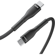 Cable Typ C to Typ C VEGER PD 5A 100W CC05 1,5 m black
