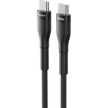 Cable Typ C to Typ C VEGER PD 5A 240W CC03 1,5 m black
