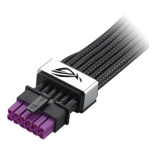 PCI-E maitinimo laidas - ASUS ROG-EQUALIZER PCI-E Maitinimo Laidas 0.75 m Auksu Padengti Jungtys Juodas