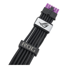 PCI-E maitinimo laidas - ASUS ROG-EQUALIZER PCI-E Maitinimo Laidas 0.75 m Auksu Padengti Jungtys Juodas