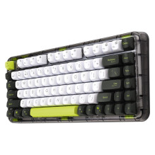 Belaidė Klaviatūra - ASUS KD201 Jelly75 Mechaninė, 82 Klavišai, USB Type-C, Volt Žalia
