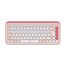 Logitech POP ICON Keys Rozowy