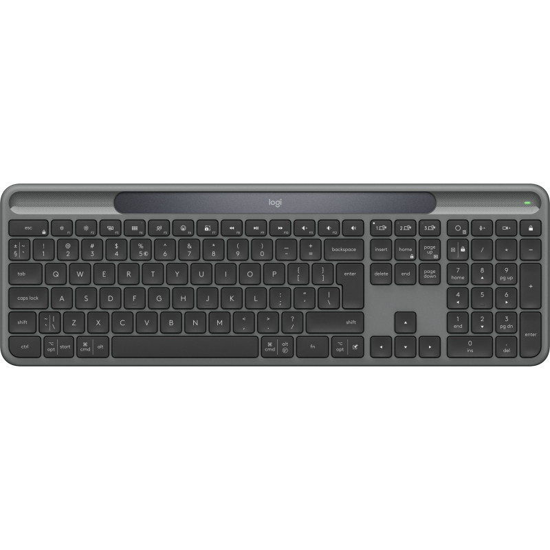 LOGITECH Slim Solar+ - GRAPHITE - US INT'L - 2.4GHZ / BT - INTNL-973 - UNIV B2C
