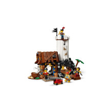 Konstruktorius - LEGO Creator 3 In 1 31387 Ikoninis Piratų Laivas 1074 Dalis 5 Mini Figūrėlės Daugiaspalvis