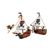 Konstruktorius - LEGO Creator 3 In 1 31387 Ikoninis Piratų Laivas 1074 Dalis 5 Mini Figūrėlės Daugiaspalvis