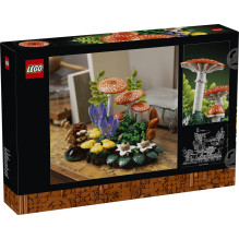 Konstruktorius - LEGO Botanicals 11505 Woodland Mushrooms, 806 Vnt., 190 mm (Aukštis), Žalia Konstruktorius - LEGO Botanicals 11505 Woodland Mushrooms, 806 Vnt., 190 mm (Aukštis), Žalia