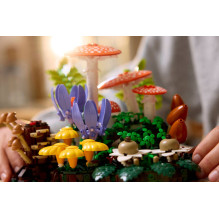 Konstruktorius - LEGO Botanicals 11505 Woodland Mushrooms, 806 Vnt., 190 mm (Aukštis), Žalia Konstruktorius - LEGO Botanicals 11505 Woodland Mushrooms, 806 Vnt., 190 mm (Aukštis), Žalia
