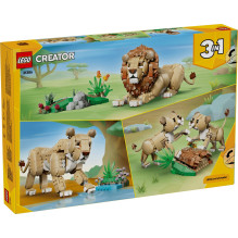 Konstruktorius - LEGO Creator 3 In 1 31386 Wild Animals 839 Pieces Majestic Lion Model Multicolor