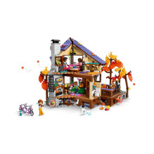 Žaislų statybų rinkinys - LEGO Friends 42705 Cozy Fall Forest Cabin 1229 dalys, 4 mini figūrėlės, 320 mm plotis, daugias Žaislų statybų rinkinys - LEGO Friends 42705 Cozy Fall Forest Cabin 1229 dalys, 4 mini figūrėlės, 320 mm plotis, daugias