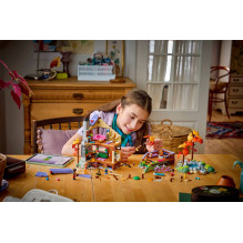 Žaislų statybų rinkinys - LEGO Friends 42705 Cozy Fall Forest Cabin 1229 dalys, 4 mini figūrėlės, 320 mm plotis, daugias Žaislų statybų rinkinys - LEGO Friends 42705 Cozy Fall Forest Cabin 1229 dalys, 4 mini figūrėlės, 320 mm plotis, daugias