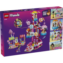Žaislų rinkinys - LEGO Friends 42700 Candy and Cupcake Ferris Wheel 602 dalys, 3 mini figūrėlės, multicolor Žaislų rinkinys - LEGO Friends 42700 Candy and Cupcake Ferris Wheel 602 dalys, 3 mini figūrėlės, multicolor