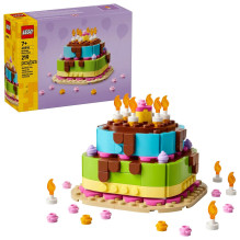 Konstruktorius - LEGO 40815 Birthday Cake Building Set 219 Pieces 90 mm Raudona Konstruktorius - LEGO 40815 Birthday Cake Building Set 219 Pieces 90 mm Raudona