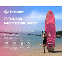 Pučiamas Irklentė - Skatinger Prana Meteor 350 cm, 195 kg Talpa, Raudona