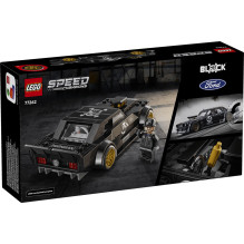 Konstruktorius - LEGO Speed Champions 77262 Ken Block's '65 Ford Mustang Hoonicorn V1, 345 Pieces, 40 mm, Juoda Konstruktorius - LEGO Speed Champions 77262 Ken Block's '65 Ford Mustang Hoonicorn V1, 345 Pieces, 40 mm, Juoda