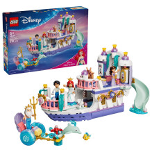 Žaislų Rinkinys - LEGO Disney 43299 Ariel's Royal Wedding Boat 519 Pieces, 4 Minifigures, Multicolor Žaislų Rinkinys - LEGO Disney 43299 Ariel's Royal Wedding Boat 519 Pieces, 4 Minifigures, Multicolor