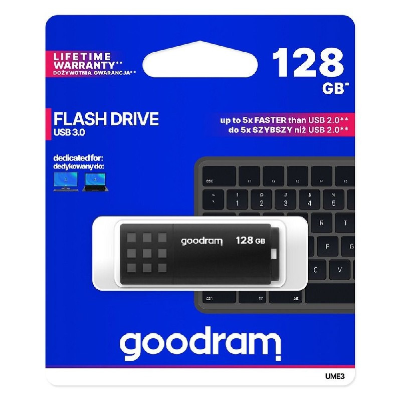 USB memory drive GOODRAM UME3 128GB USB 3.2