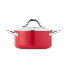 Russell Hobbs RH03821 Riviera 4-Piece Pan Set, Red Russell Hobbs RH03821 Riviera 4-Piece Pan Set, Red