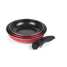 Russell Hobbs RH03995 Riviera 4-Piece Smart Clip Fry Pan Set