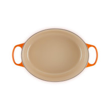 Kepimo Indas - Le Creuset Ovalus Ketaus Puodas 33 cm 7.5L Raudonas