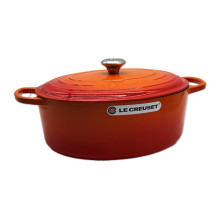 Virtuvės Indai - Le Creuset Signature Keptuvė 35cm 8.9L Ketaus Raudona