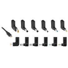 Tracer 47202 nešiojamojo kompiuterio įkroviklis Prime 65W universalus 7in1