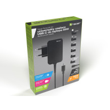 Tracer 47202 nešiojamojo kompiuterio įkroviklis Prime 65W universalus 7in1