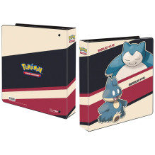 Snorlax &amp; Munchlax 2 colių segtuvas Pokémon su 3 žiedais Ultra Pro