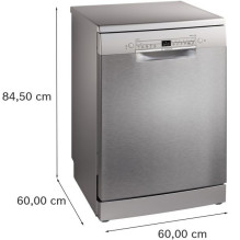 Įmontuojama indaplovė Bosch Serie 2 SMS2HVI06E, 14 vietų, C