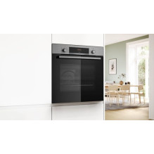 „Bosch Serie 4 HBA514BS3“ orkaitė, 71 l, 3400 W, juoda, nerūdijančio plieno „Bosch Serie 4 HBA514BS3“ orkaitė, 71 l, 3400 W, juoda, nerūdijančio plieno