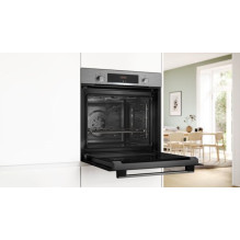 „Bosch Serie 4 HBA514BS3“ orkaitė, 71 l, 3400 W, juoda, nerūdijančio plieno „Bosch Serie 4 HBA514BS3“ orkaitė, 71 l, 3400 W, juoda, nerūdijančio plieno