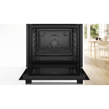 „Bosch Serie 4 HBA514BS3“ orkaitė, 71 l, 3400 W, juoda, nerūdijančio plieno „Bosch Serie 4 HBA514BS3“ orkaitė, 71 l, 3400 W, juoda, nerūdijančio plieno