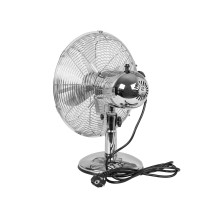 BLOW 12" / 30cm 50W Silver Metal Desk Fan