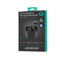 „Joyroom JR-FB1 Funpods“ belaidės „Bluetooth 6.0“ į ausis įdedamos TWS ausinės su dirbtinio intelekto funkcijomis – juod