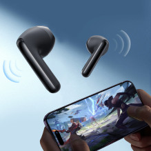 „Joyroom JR-FB1 Funpods“ belaidės „Bluetooth 6.0“ į ausis įdedamos TWS ausinės su dirbtinio intelekto funkcijomis – juod