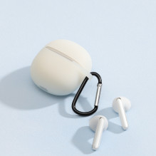 „Joyroom JR-FB1 Funpods“ belaidės „Bluetooth 6.0“ į ausis įdedamos TWS ausinės su dirbtinio intelekto funkcijomis – balt