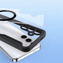 DUX DUCIS wallet case SKIN X PRO compatible with MagSafe for SAMSUNG S24 Plus black