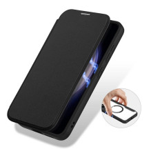 DUX DUCIS wallet case SKIN X PRO compatible with MagSafe for SAMSUNG S24 Plus black
