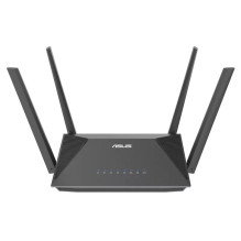 ASUS RT-AX52 AX1800 AiMesh belaidis maršrutizatorius Gigabito eternetas Dviejų dažnių (2,4 GHz / 5 GHz) Juoda
