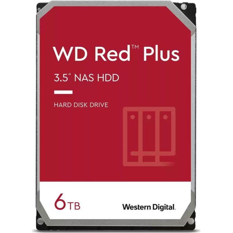 WD Red Plus 6TB SATA 6Gb / s 3.5inch HDD
