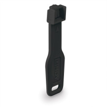 Tinklo Priedas - LINDY RJ45 Prievado Blokatorius 10 vnt. + 1 Raktas, ABS Juodas