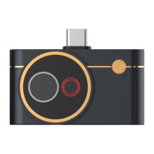 Termovizorinė Kamera - Termalinis Meistras P4 512×384 Rezoliucija, -20°C iki 600°C, USB-C, Mini Juoda
