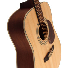 Akustinė Gitara - Cort Earth 70 OP Dreadnought, 20-Fret Ovangkol Fingerboard, Mahogany Back / Sides, Natural