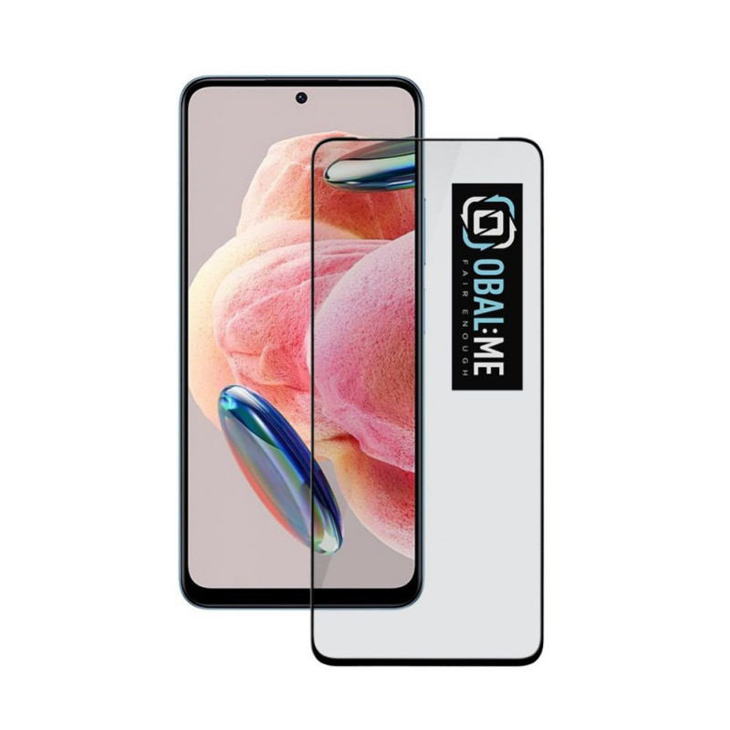 - OBAL:ME 5D stiklo ekrano apsauga, skirta „Xiaomi Redmi 13 4G“, juoda