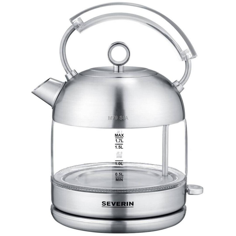Severin WK 3459 electric kettle 1.7 L 2400 W Stainless steel