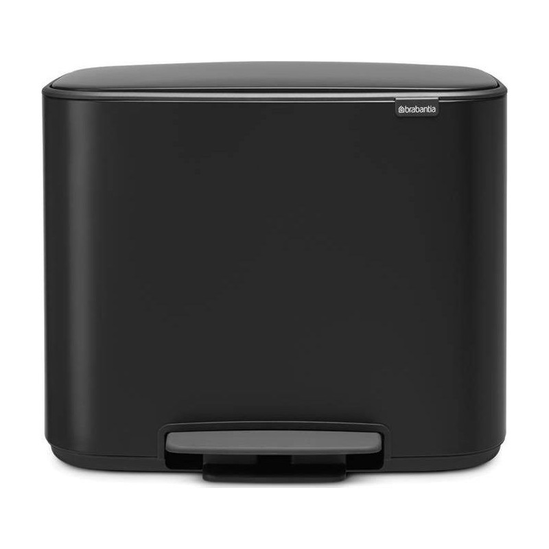 Brabantia Bo Pedal Bin black 11 + 23 L