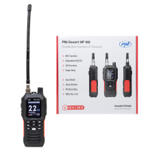 Portable CB radio station PNI Escort HP 102, multi standard, 4W, 12V, AM-FM, NRC, Dual Watch, Roger Beep, adjustable ASQ