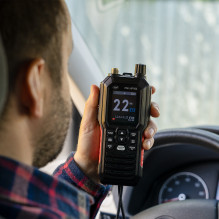 Portable CB radio station PNI Escort HP 102, multi standard, 4W, 12V, AM-FM, NRC, Dual Watch, Roger Beep, adjustable ASQ
