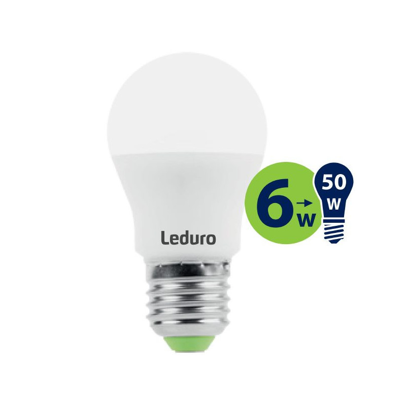 A50 LED lemputė 6W 500lm E27 3000K 220-240V
