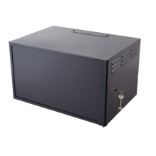 3U 19\'\' prie sienos montuojama spintelė / 540 x 400 / Juoda / / Surinkta